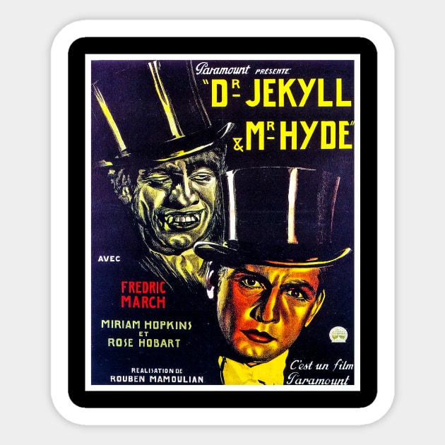 DR JEKYLL MR. HYDE Sticker by chudd